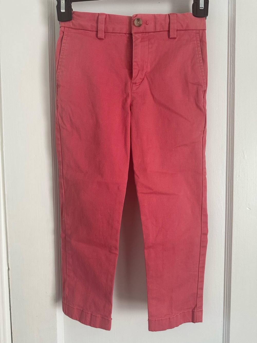 Vineyard Vines Boys Breaker Pants Coral Chinos | size 5 |